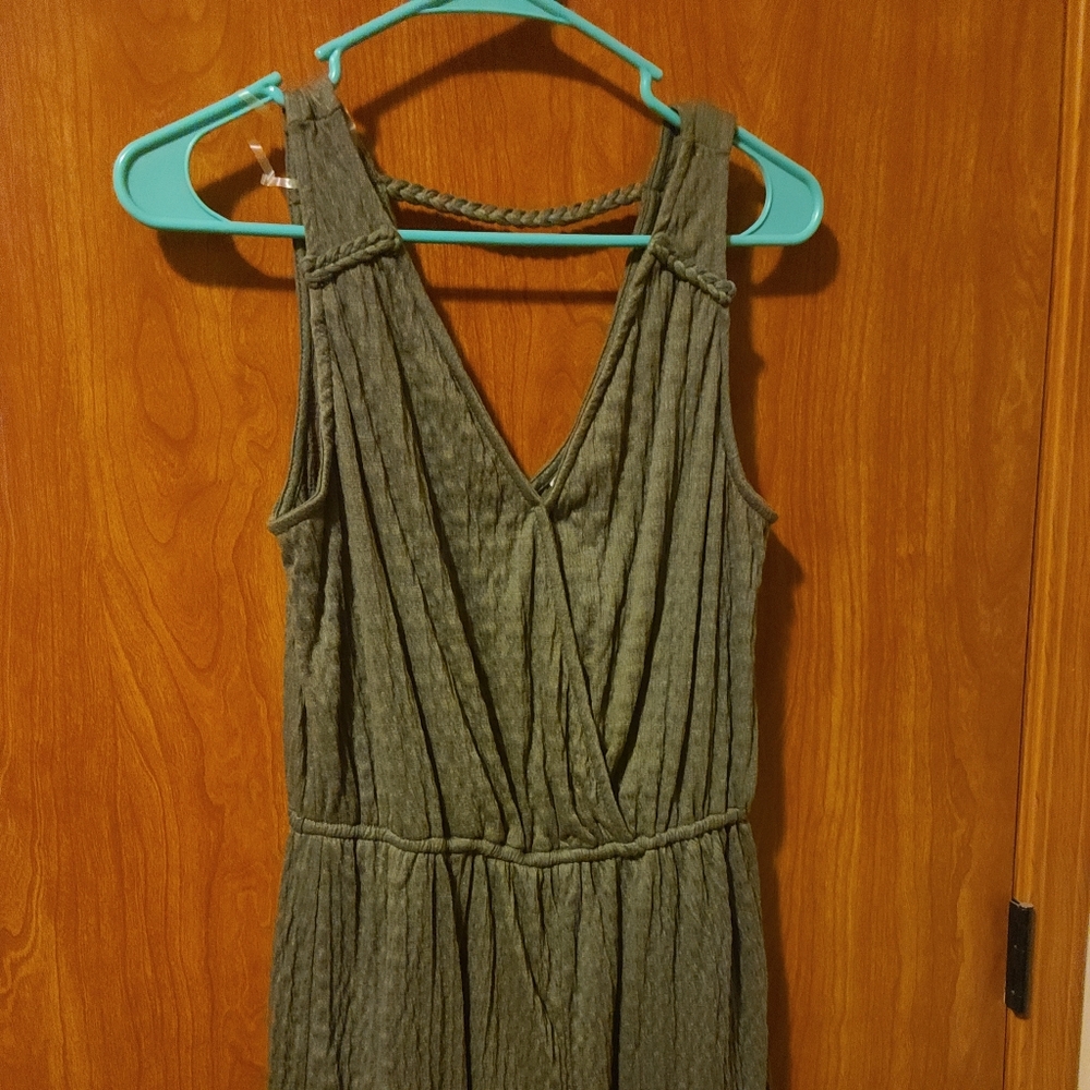 Olive green romper